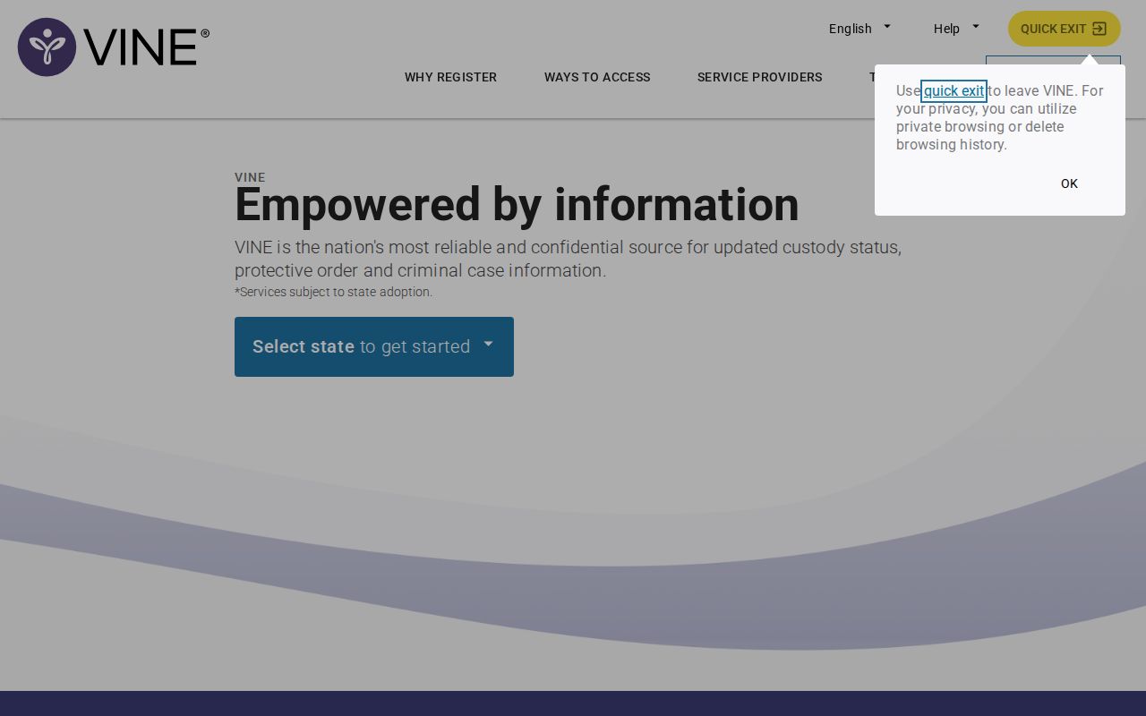 Issaquena County VINELink release check with Mississippi offender search and alert controls